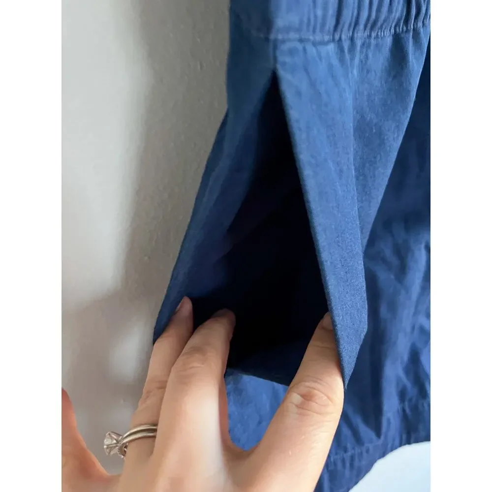 COS | Navy Drawstring Shorts Romper | US Sz 2 - Picture 7 of 13